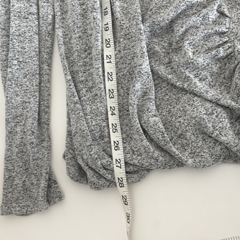 Tahari Sweater L Draped Surplice Front Modern Boho Sultry Minimalist Street Chic - Picture 13 of 15